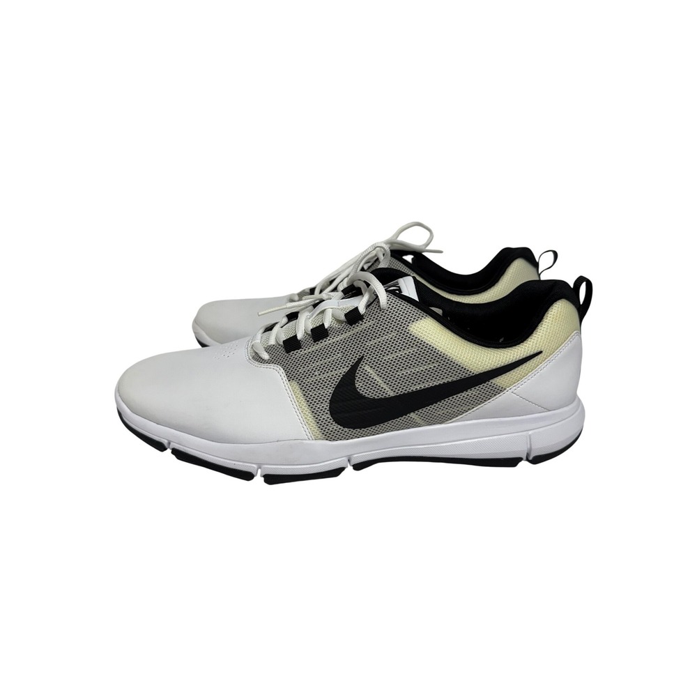 Nike Explorer SL Golf‎ Shoes Mens 13 White Black Pure Platinum NEW 704694-100